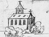 lteste Darstellung der Gemminger Kirche vor 1496
